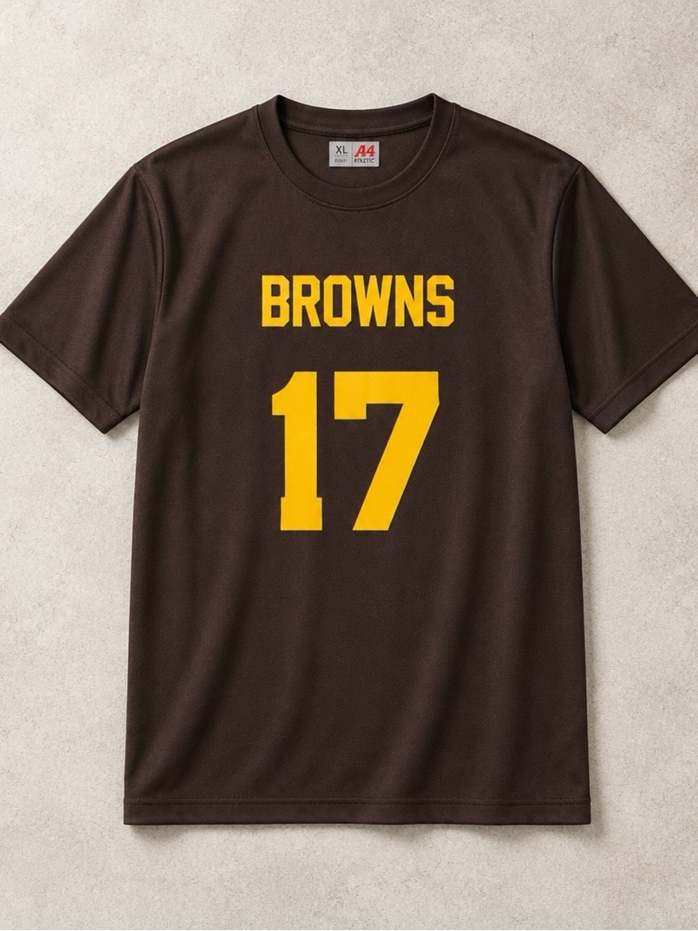 A4 Cleveland Browns 'James 17' Fan T-Shirt  Men’s XL